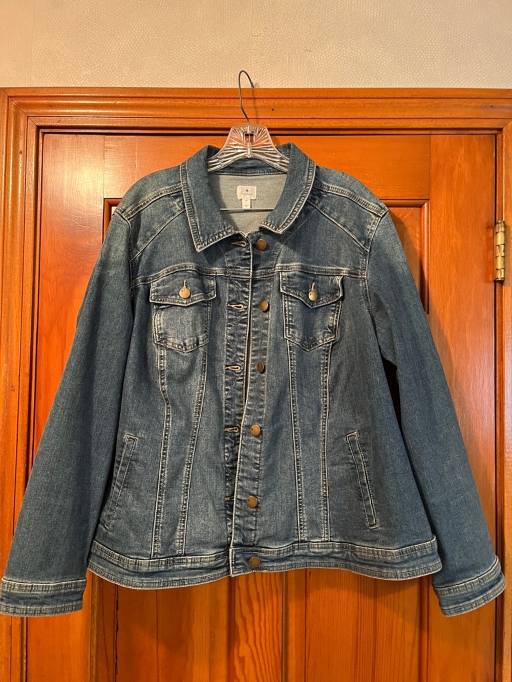 Dress Barn Blue Denim Jean Jacket